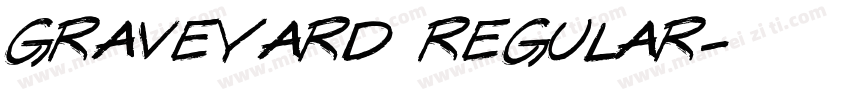 Graveyard Regular字体转换